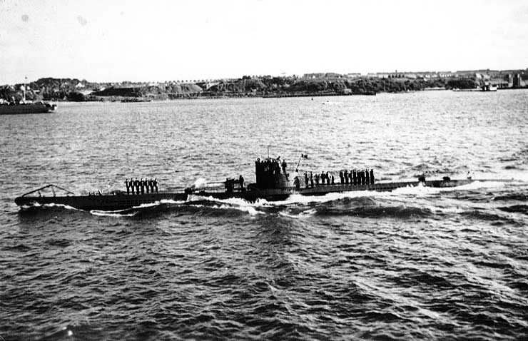 El U-47 el día de su botadura