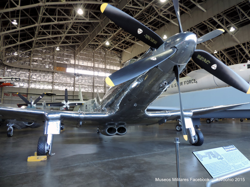 Fisher P-75 Eagle en el Hangar Presidential and Research and Development en el National Museum of the U.S. Air Force