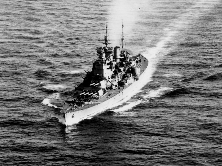 El HMS Duque of York en 1942