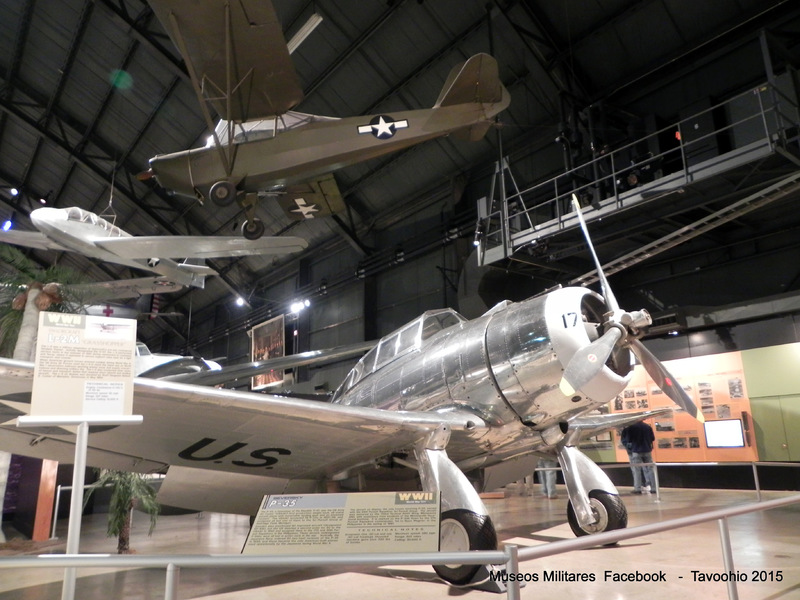 Seversky P-35 en el Museo de la Fuerza Aérea de los Estados Unidos