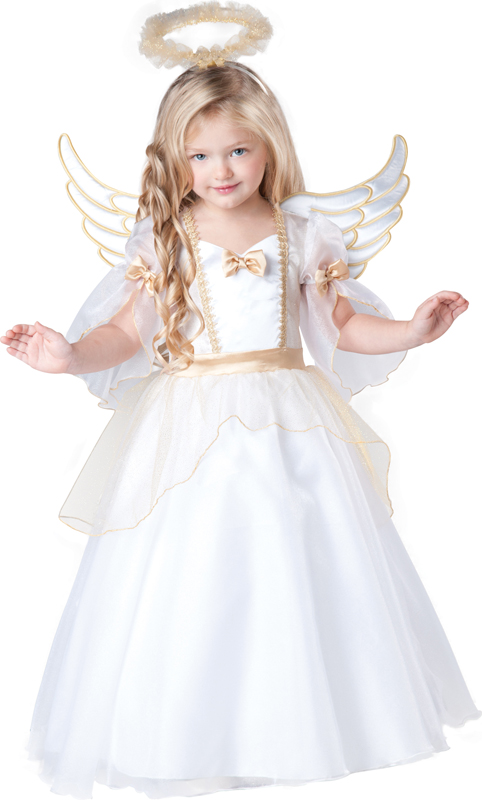 Costume Carnevale Angelo per bambina Incharacter 2-4 anni