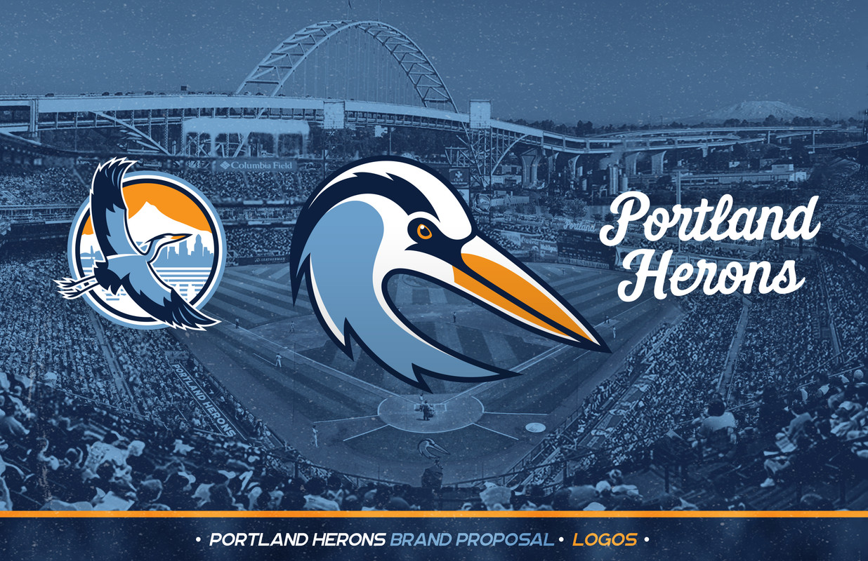 Portland Herons MLB Expansion Concept - Concepts - Chris Creamer's Sports Logos ...