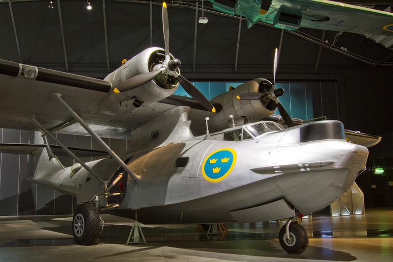 Un PBY Catalina sueco. Conservado en el Museo de la Fuerza Aérea Sueca en Linkoping, Suecia