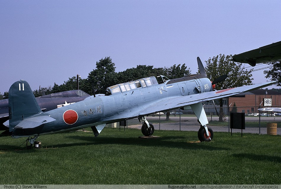 Un B6N está expuesto en el National Air and Space Museum en Washington