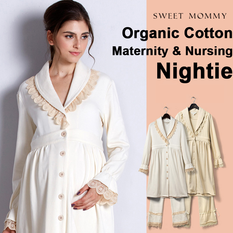 Cotton discount nursing nightie