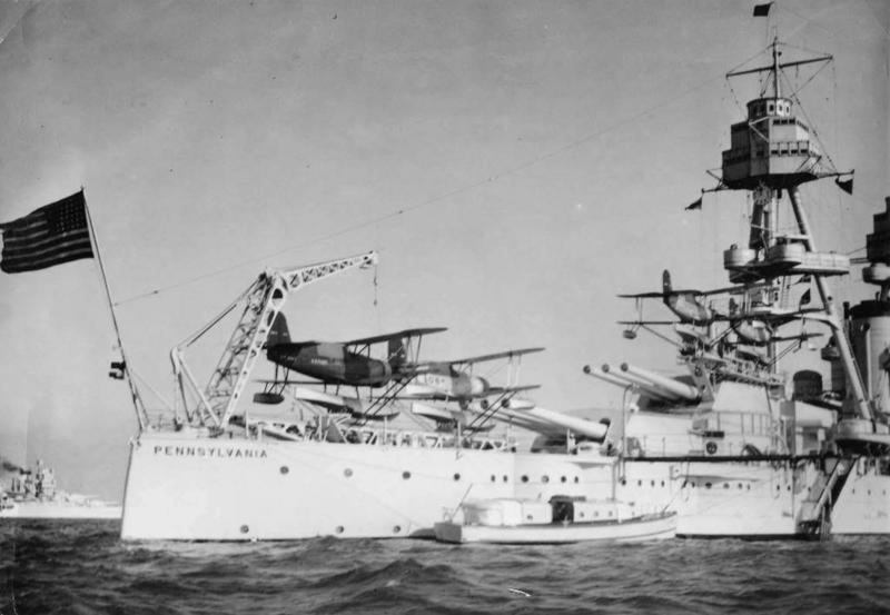 Vista de la Popa del USS Pennsylvania el 2 de julio de 1939