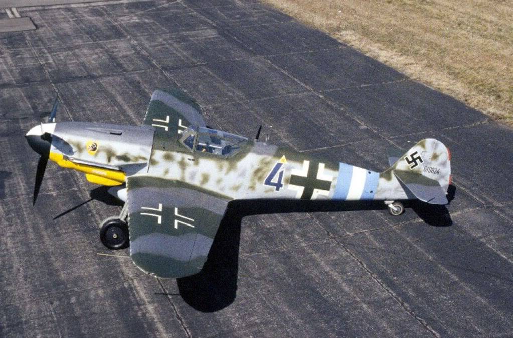 Messerschmitt Bf-109G-10 en el Museo Nacional de la Fuerza Aérea de los Estados Unidos en Dayton, Ohio