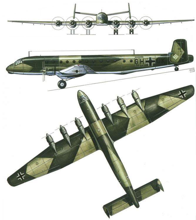 Perfiles del Junkers Ju 390
