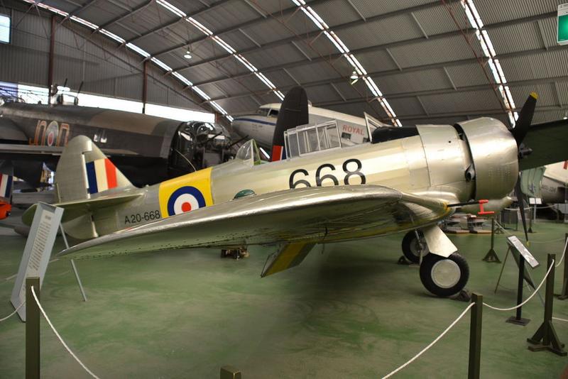 Commonwealth CA-16 Wirraway. Conservado en el RAAF Aviation Heritage Museum