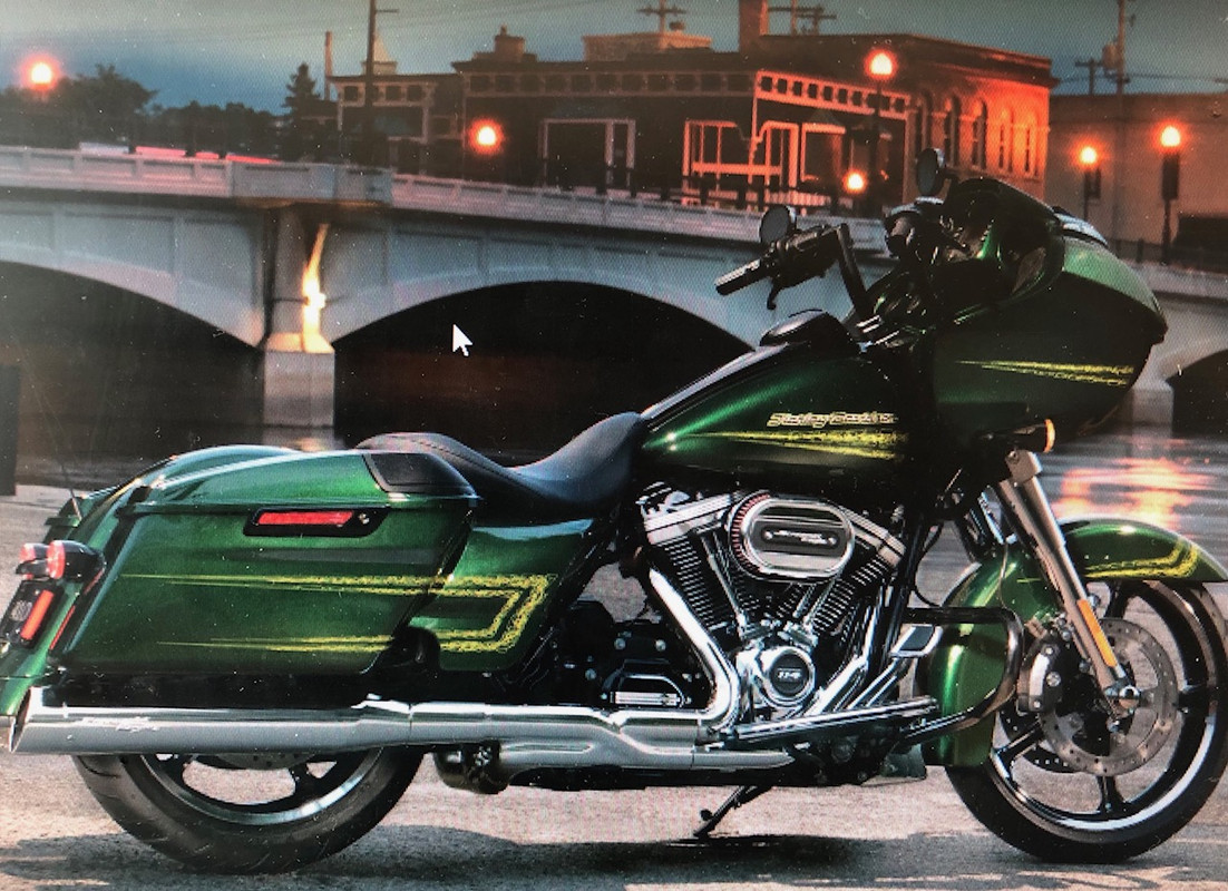 Kinetic Green On 19 Rg Please Post A Pic Road Glide