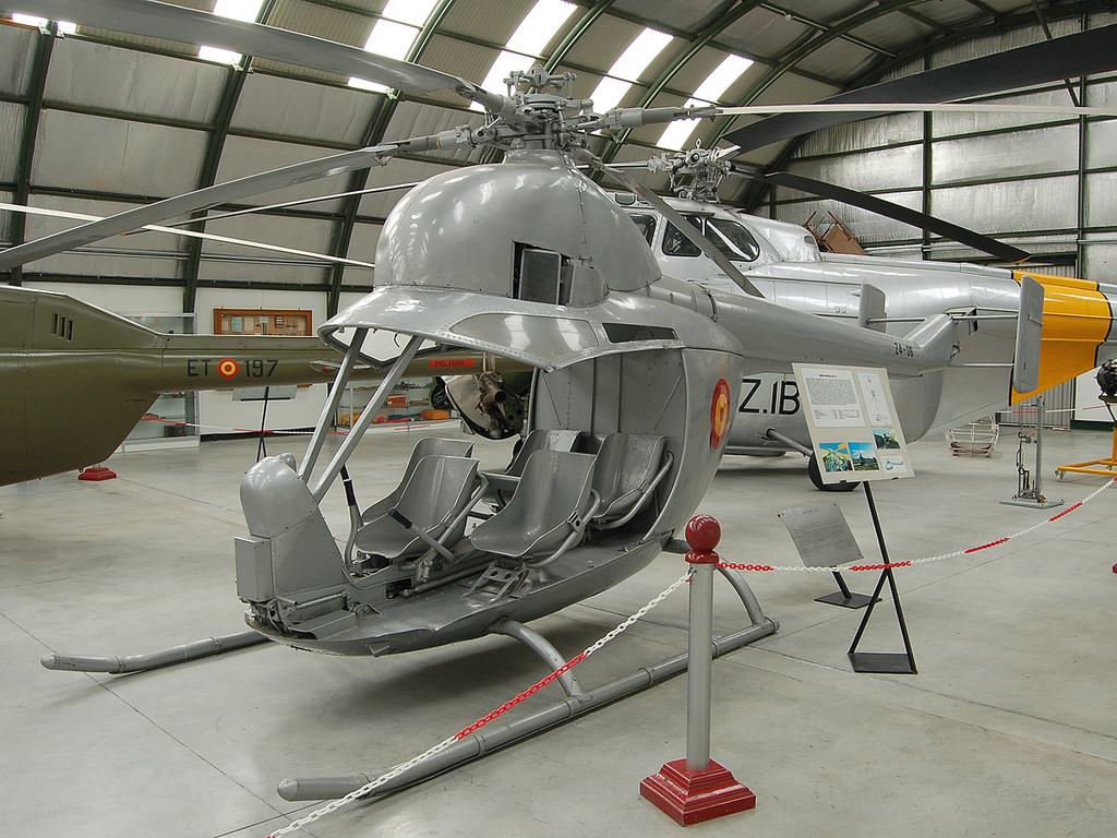 Aerotecnica AC-12 Pepo. Primer Helicóptero íntegramente Español