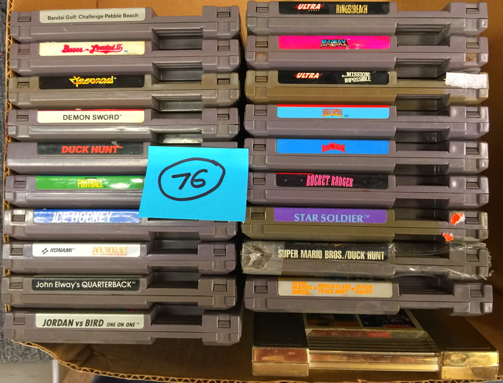 nes cartridge with all games