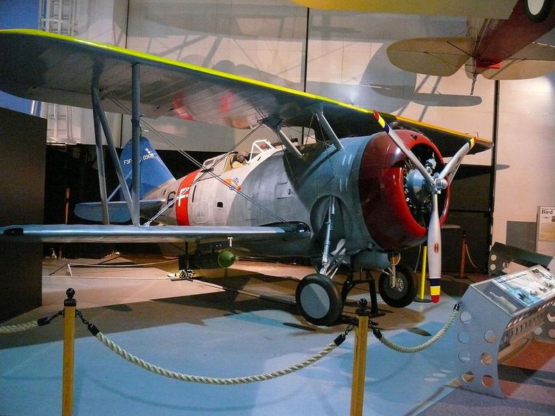 Grumman F3F. Conservado en el San Diego Aerospace Museum, San Diego, California