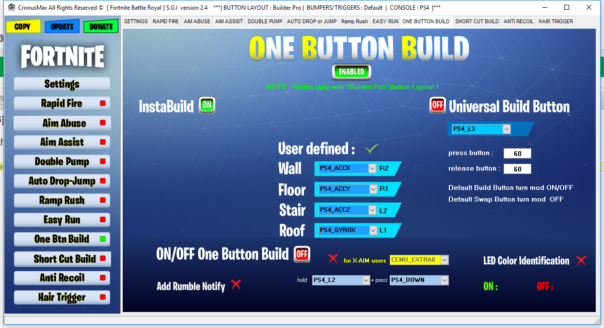 Fortnite one button build pro-builder - 1246 x 677 png 464kB