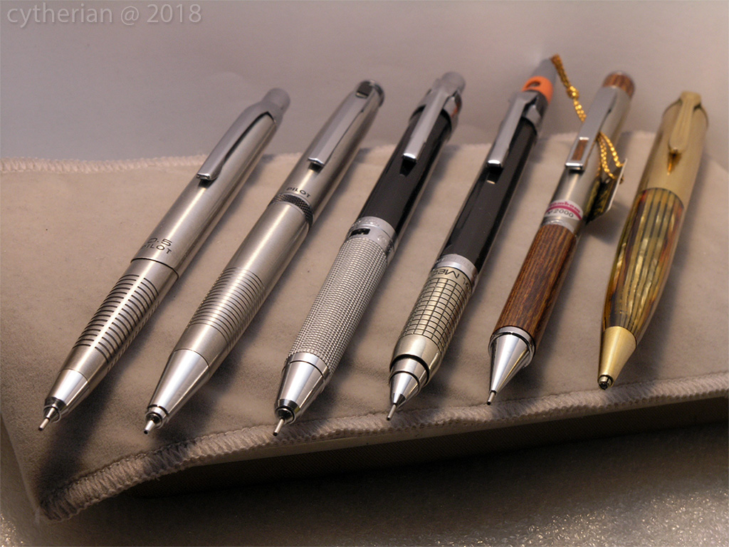 pilot h-5005 mechanical pencil 0.5mm most expensive pencil in collection  market