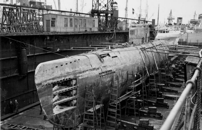 Submarino Alemán U-3503 Type XXI