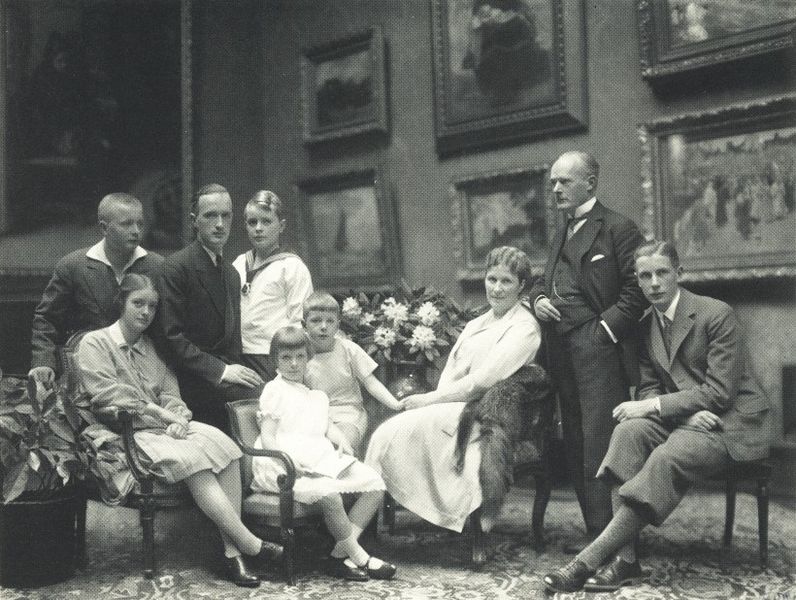 Familia Krupp en 1928