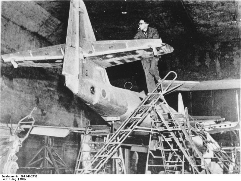 Messerschmitt Me 262 durante su producción