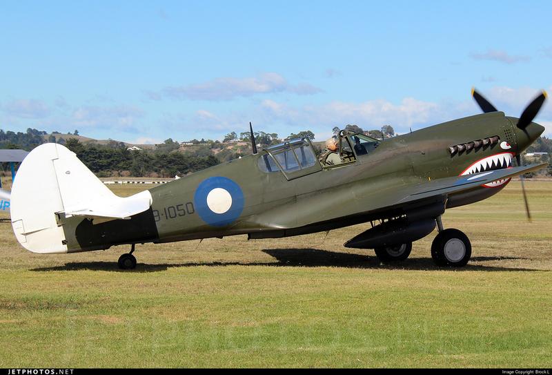 Curtiss P-50N-1CU con número de serie 28492 42-104730 ZK-CAG Currawong se conserva en el The Kittyhawk Partnership en Auckland, Nueva Zelanda