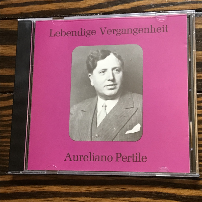 Lebendige Vergangenheit: Aureliano Pertile (Preiser) - Aureliano ...