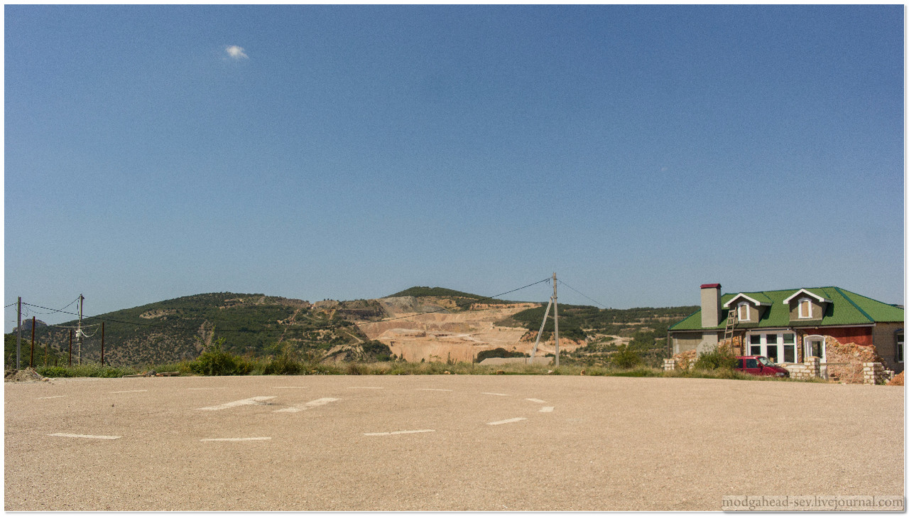 Вертолётная площадка в Балаклаве  Balaklava helipad