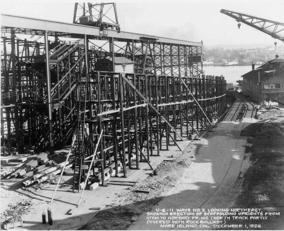 Proceso de construcción del USS Nautilus SS-168