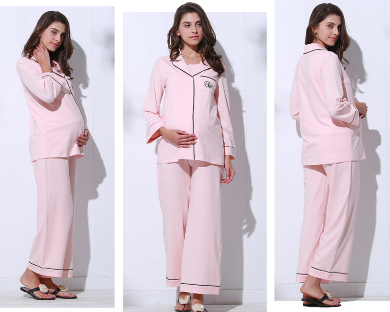 Maternity Nursing Pajamas 3 pieces Set