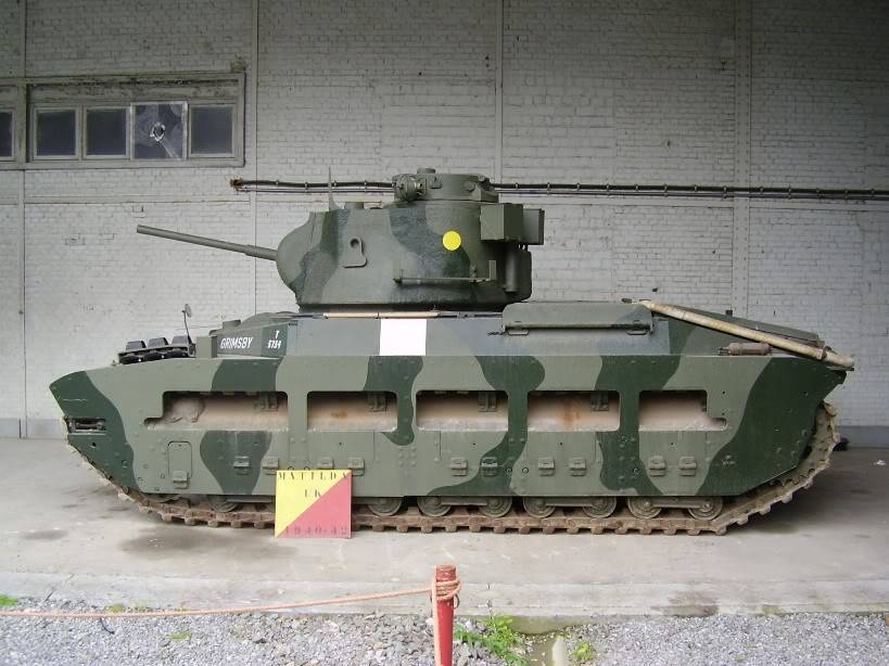Matilda Mk II del Musée Royal de lArmée de Bélgica