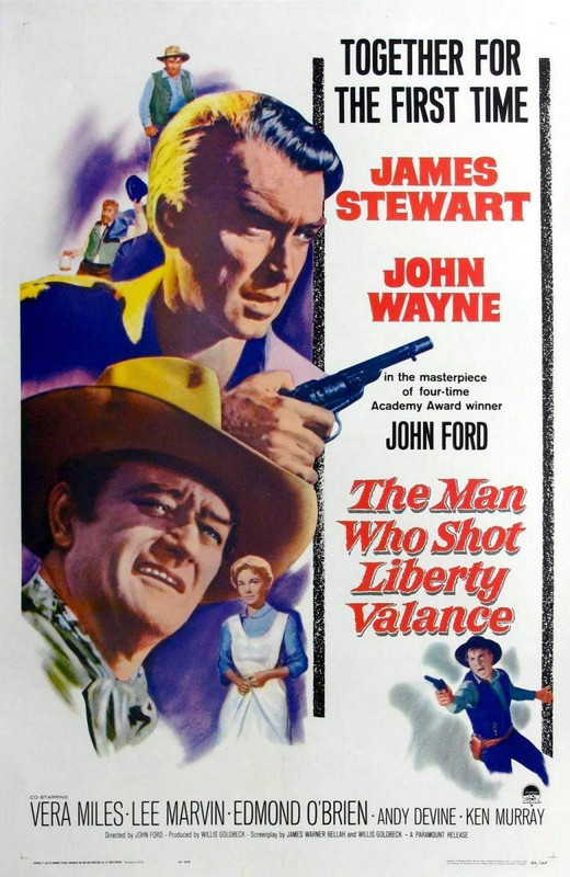 the man who shot liberty valance 700704924 large - El hombre que mató a Liberty Valance Dvdrip Español (1962) Western