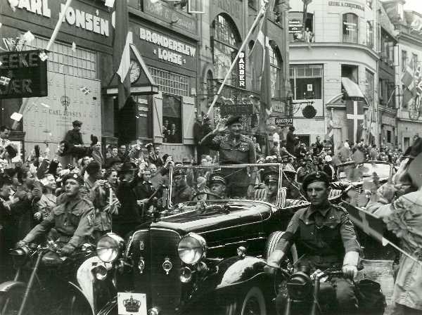 Montgomery en Copenague, 1945
