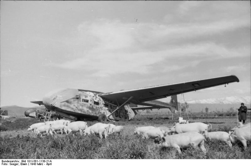 Gotha Go 242 en Grosseto, Italia, el 1 Marzo de 1943