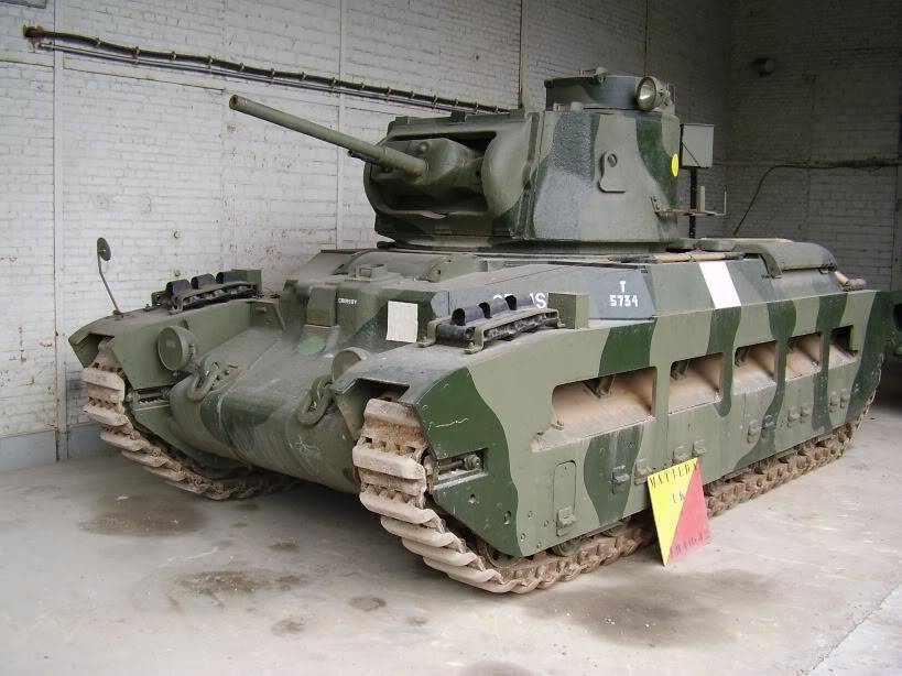 Matilda Mk II del Musée Royal de lArmée de Bélgica