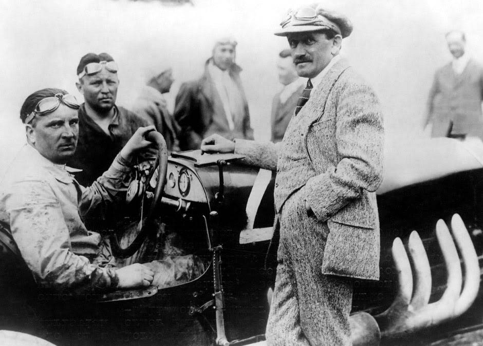 Ferdinand Porsche en la Targa Florio de 1924 Ferdinand Porsche en la Targa Florio de 1924