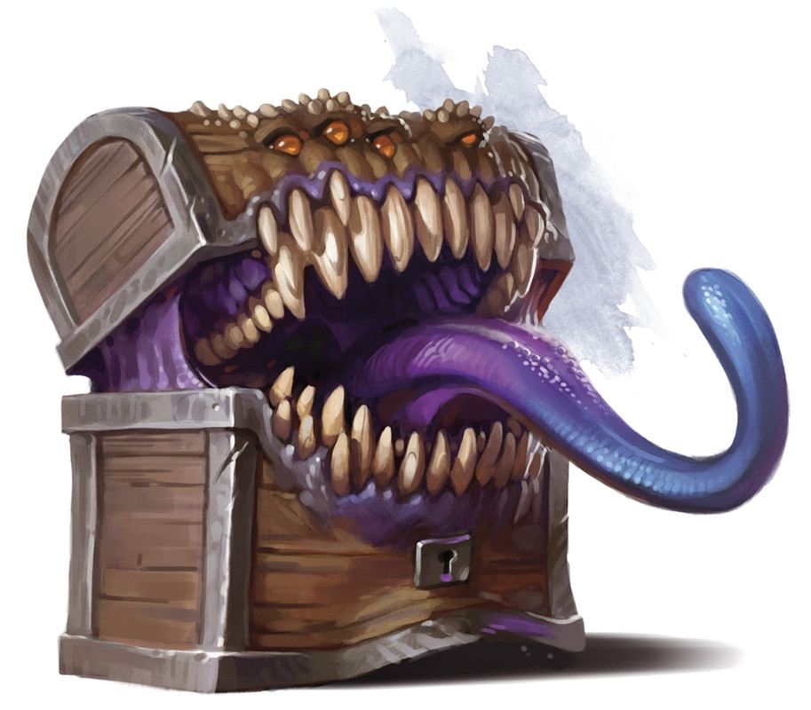 The Mimic Book of Mimics Dungeon Masters Only Dungeons Dragons 