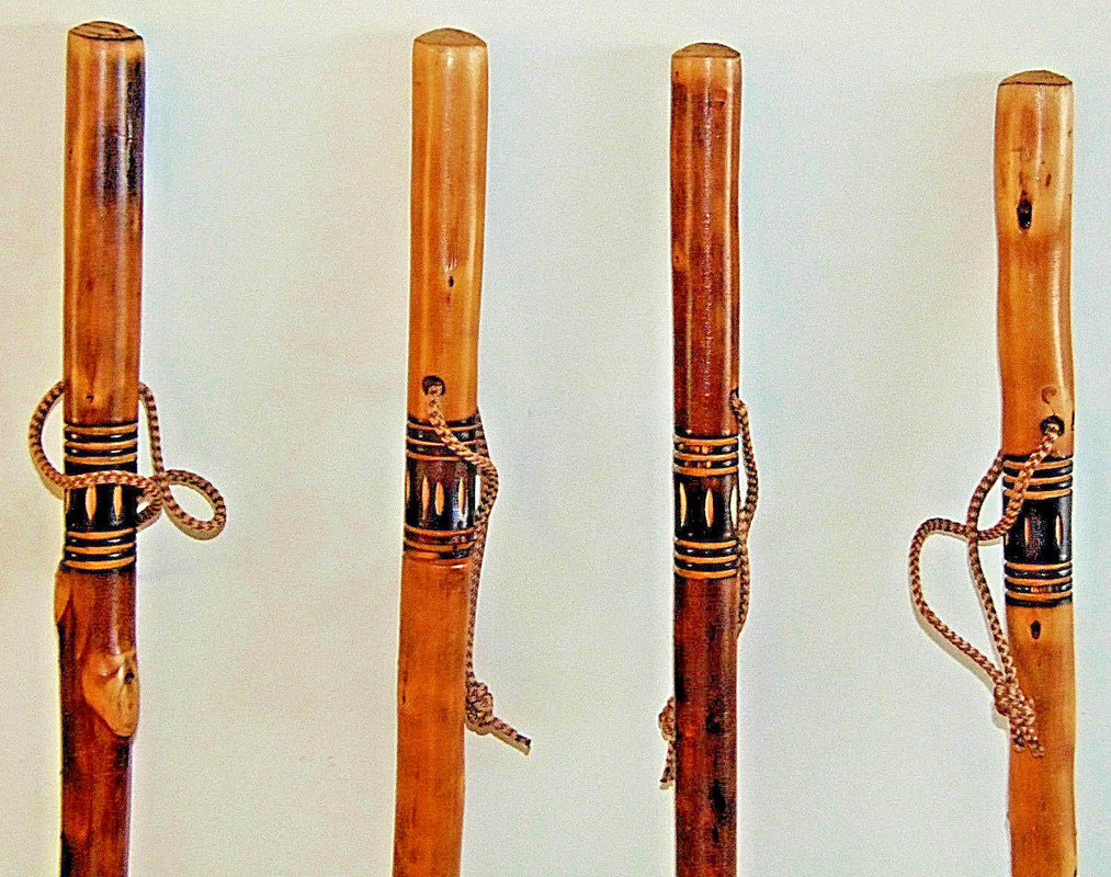 Rare Large Wooden Walking Sticks Solid Thick Chestnut Wood Canes Farmer Shepherd Ebay 2870