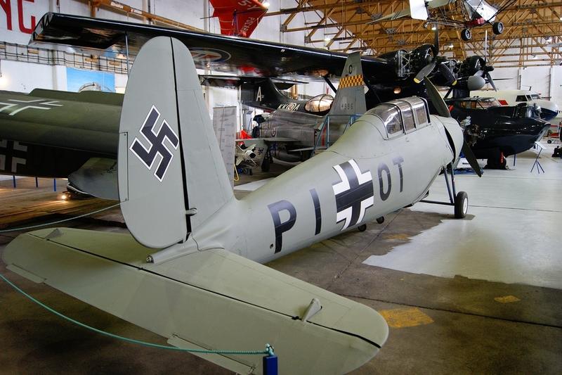 Arado Ar 96 B-1 expuesto en el Flyhistorisk Museum. Sola, Noruega