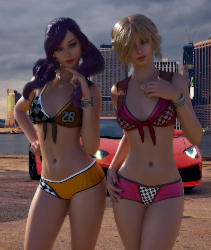 [Conversions] Grid Girl for Genesis 3 Female(s)