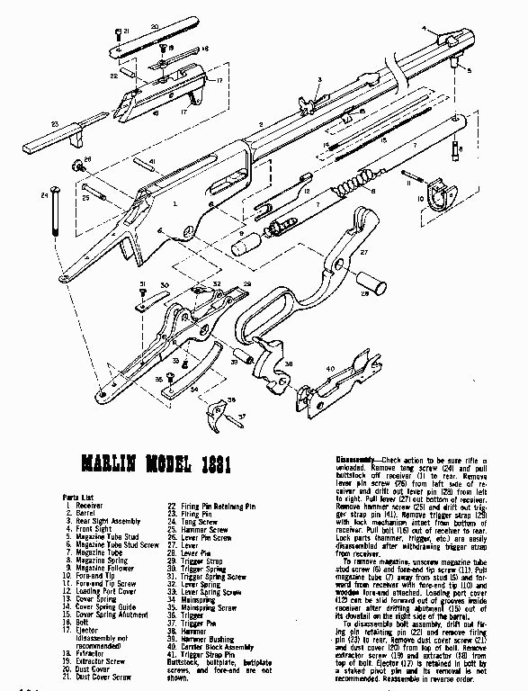 Diagram Marlin Model 60 Rifle Parts Diagram Hd Version.