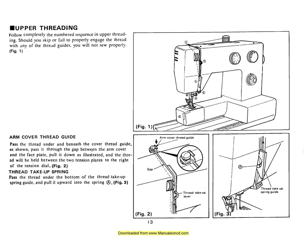 How to thread the BabyLock BL4000 sewing machine