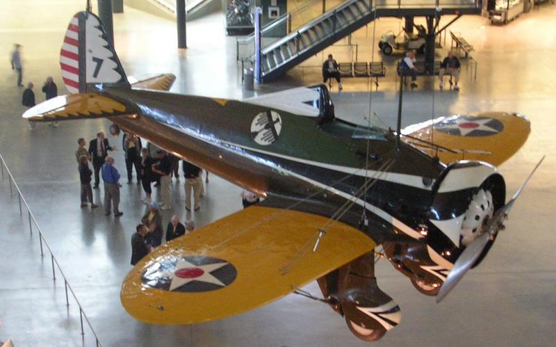 P-26A con número de Serie 1911 33-135. Conservado en el Smithsonian Air and Space Museum de Washington, D.C