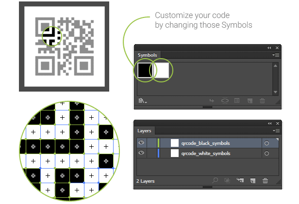 Customize your code by changing those Symbols