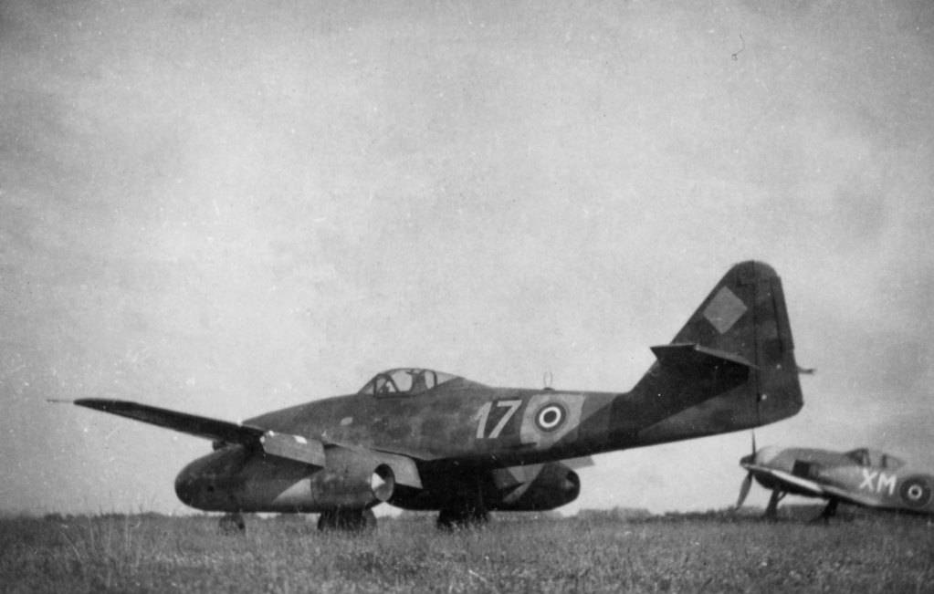 Messerschmitt Me 262 capturado, Lubeck, finales de 1945