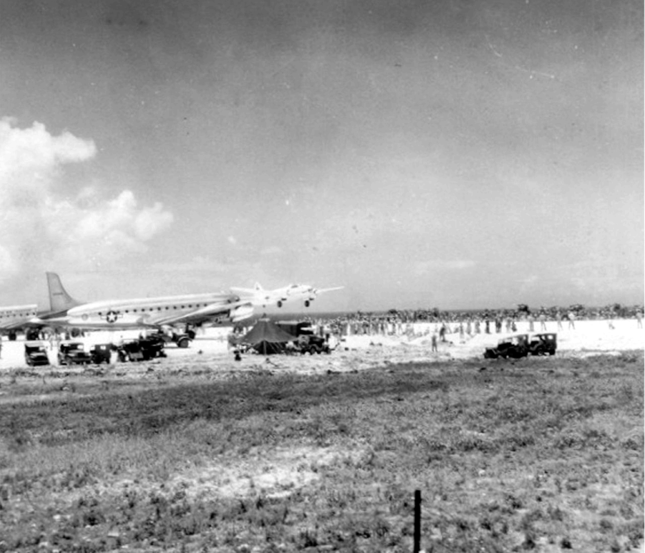 Rendición de un Mitsubishi G4M en 1945