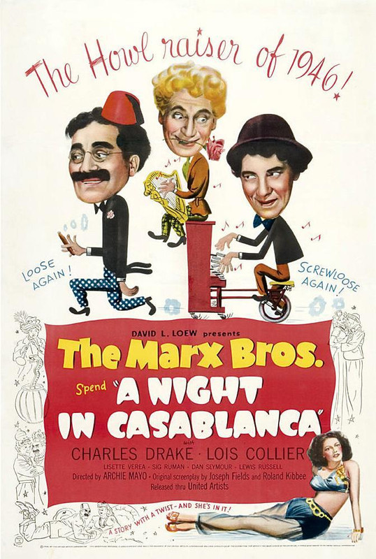 a night in casablanca 795905039 large - Una noche en Casablanca Dvdrip Español (1946) Comedia