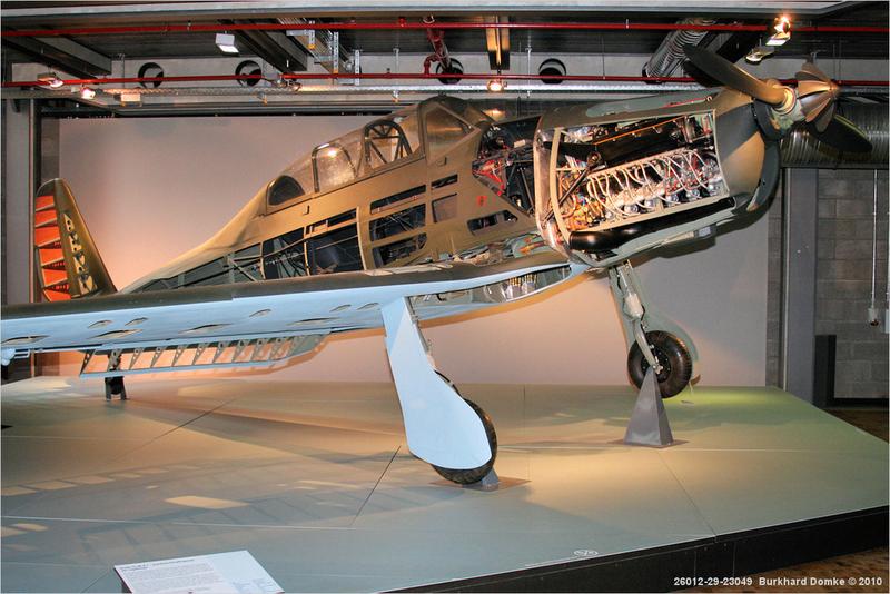 Arado Ar 96 B-1 expuesto en el Deutsche Technikmuseum, Berlin, Alemania