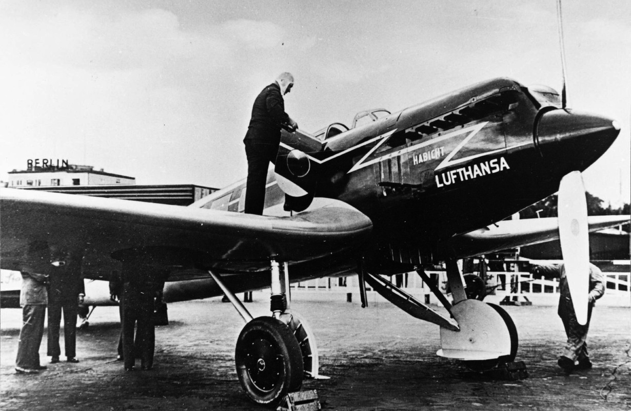 Heinkel He 70 perteneciente a Lufthansa