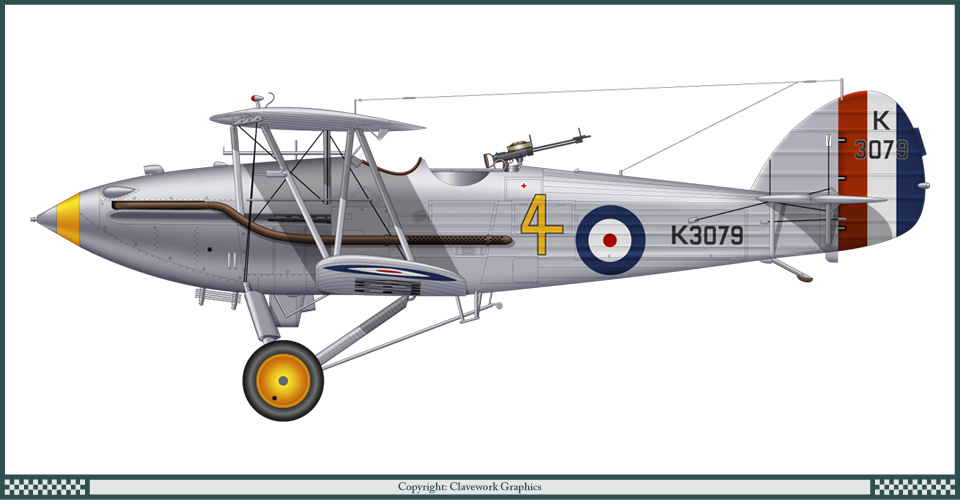 Hawker Audax del 4º Escuadrón de la RAF en 1935