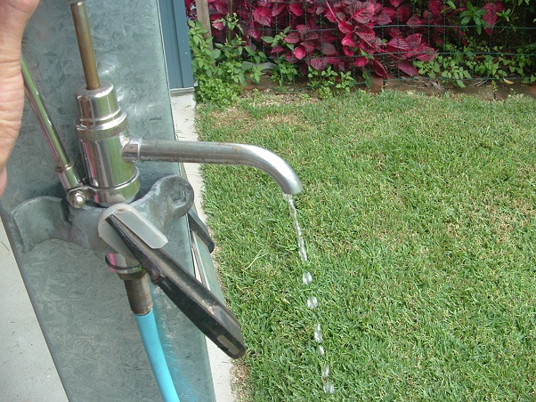 vintage brass galley water pump fynspray?