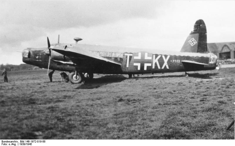 Un Wellington Mk.IC capturado por los alemanes y en servicio con la Luftwaffe