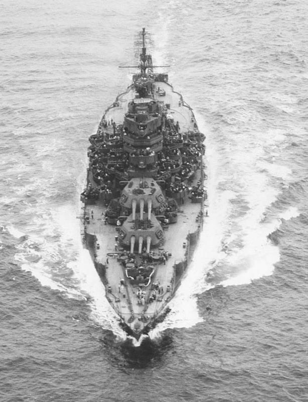 El USS Mississippi BB-41. 1944 - 1945